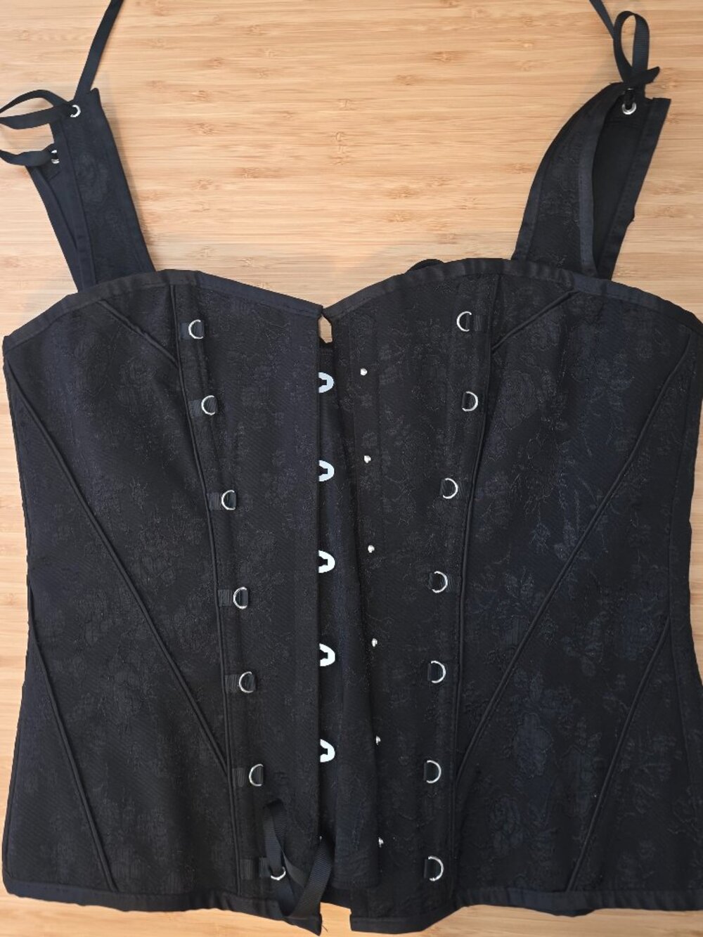 Black corset with Ties